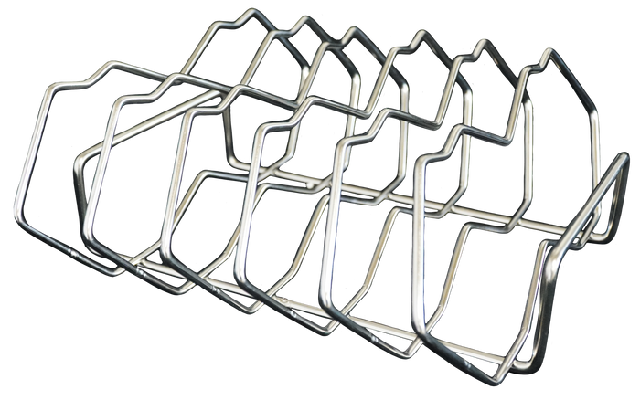 Primo 5 or 9 Slot Stainless Steel BBQ Rib Rack