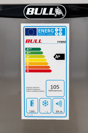 BULL 130Lt Refrigerator - Stainless Steel Front Panel