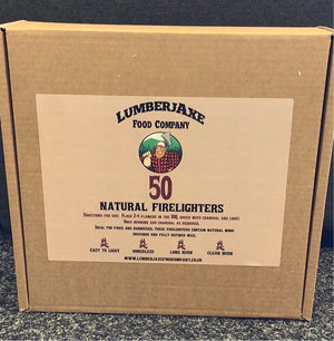 50 Natural fire lighters box