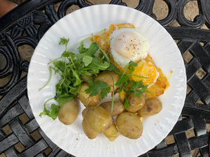 Something delicious from the BBQ - Smoked Haddock