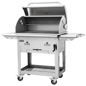 BULL Bison Stainless Steel Charcoal BBQ on Cart 88000