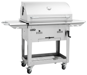 BULL Bison Stainless Steel Charcoal BBQ on Cart 88000