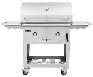 BULL Bison Stainless Steel Charcoal BBQ on Cart 88000