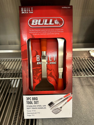 Bull 3 piece stainless steel tool kit