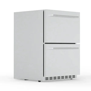 Outdoor Rated Stainless Steel Double Drawer Single Outdoor Fridge D150Outdoor Rated Stainless Steel Double Drawer Single Outdoor Fridge D150