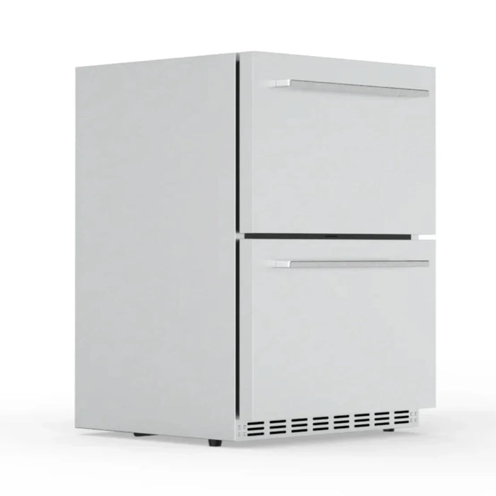 Outdoor Rated Stainless Steel Double Drawer Single Outdoor Fridge D150