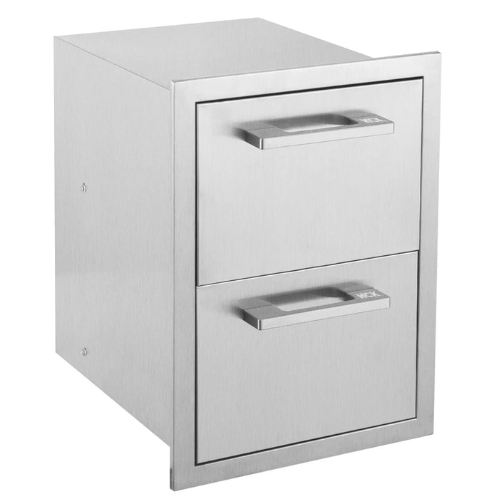 Stainless Steel Built in Double Drawer Unit for Outdoor Kitchens HCK-HW003