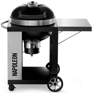 EX DEMO Napoleon Charcoal Pro 22 Kettle BBQ Grill With Cart WIth Free Charcoal PRO22K-CART-2
