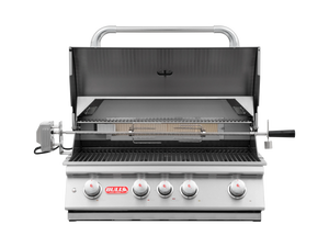 BULL ANGUS 5 Burner Built in Grill Head with Rotisserie 47629CE- Natural GAS (MAINS GAS)