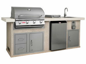 BULL OUTLAW 4 Burner Built In Natural Gas BBQ Grill Head 304 stainless Steel 26039CE