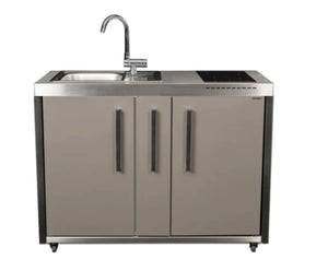 Elfin MO 120A Sand Free standing Outdoor Kitchen Cabinet Unit With optional Fridge, sink and Hob