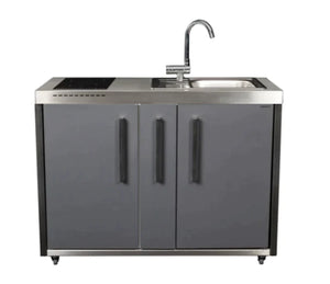 Elfin MO 120A Claret Free standing Outdoor Kitchen Cabinet Unit With optional Fridge, sink and Hob