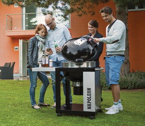 EX DEMO Napoleon Charcoal Pro 22 Kettle BBQ Grill With Cart WIth Free Charcoal PRO22K-CART-2