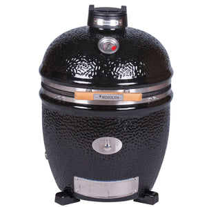 Monolith BLACK Classic Pro Series 2.0 Kamado Ceramic Grill Stand Alone For Built In Purpose