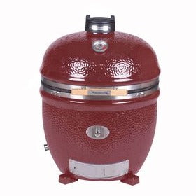 Monolith Classic PRO Series 2.0 Kamado Ceramic Grill Stand Alone For Built in Purpose RED