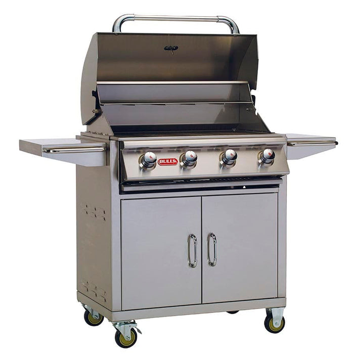 BULL OUTLAW 4 Burner Propane Gas BBQ Grill with Cart 26001CE