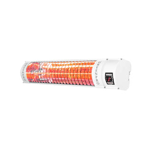 Evergreen Pro Electric Golden 2KW White Infrared Wall mounted Outdoor Patio Heater With Remote Control