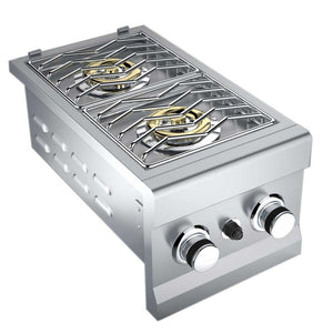 Sunstone Slide-in Built in Double Side Burner Propane GAS