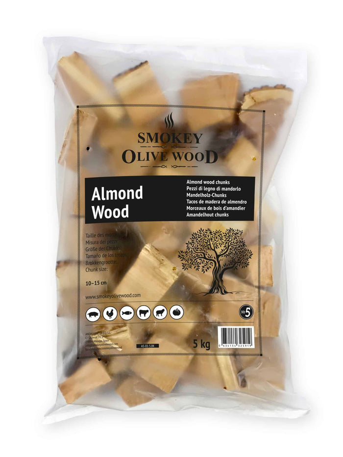 Smokey Olive Wood – Almond Chunks Nº5