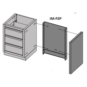 Napoleon Oasis Modular Fridge End and Back Panel Kit IM-FEP