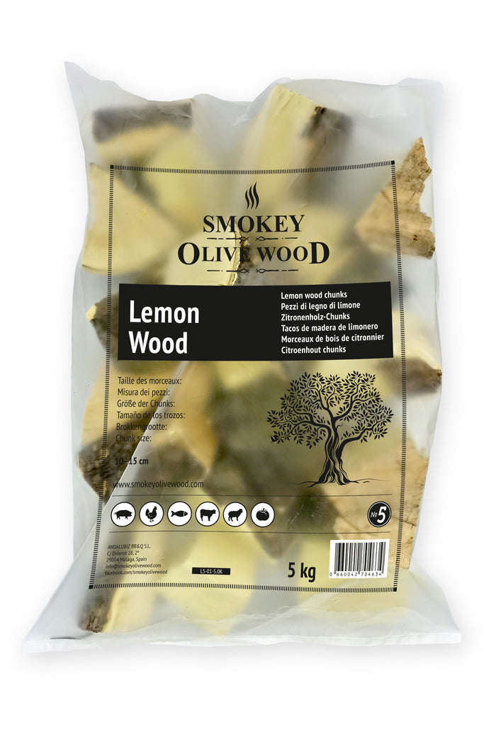 Smokey Olive Wood – Lemon Wood Raw Chunks Nº5