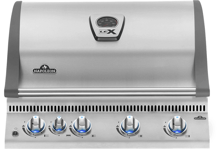 Napoleon LEX485 RBPSS Built in Propane Gas 4 Burner BBQ Grill Head With Rear Burner