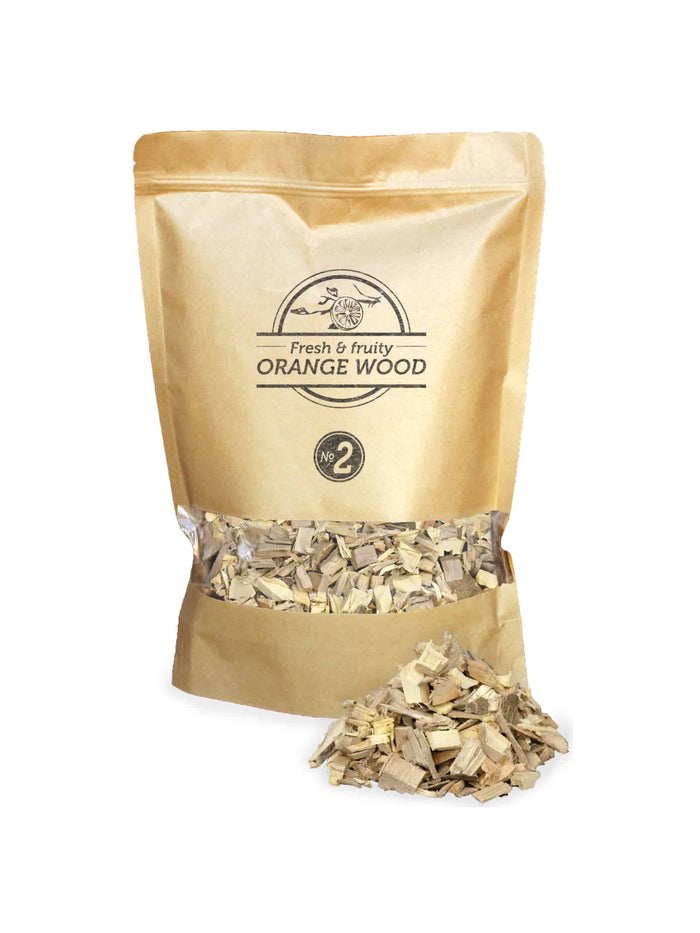 Smokey Olive Wood - Orange Wood Chips Nº2