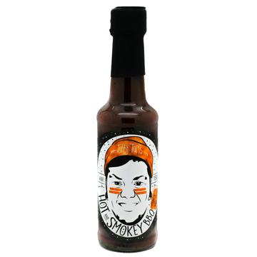 TUBBY TOM'S Hot and Smokey  - Fiery Sticky Barbeque Sauce 150g