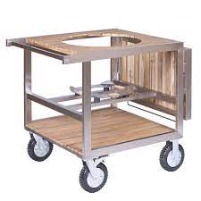 Monolith Buggy Cart For Monolith LE Chef Ceramic Kamado WIth Side Table