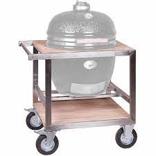 Monolith Buggy Cart For Monolith Classic Ceramic Kamado WIth Side Table