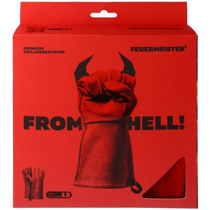 Feuermeister Leather Premium BBQ Gauntlets - Size options