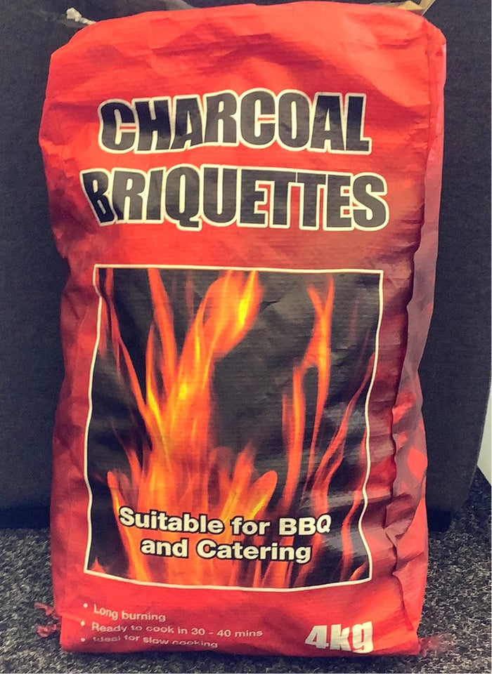 BBQ Charcoal Briquettes 4kg Bag