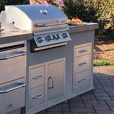 Bull Built in Outdoor Kitchen Triple Drawer Stainless Steel 304 Cabinet 58110