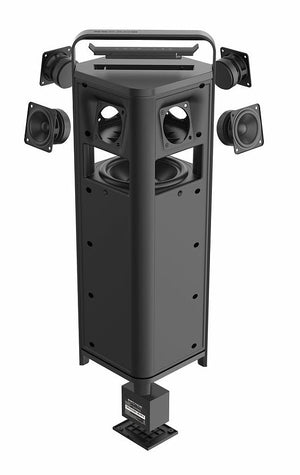 The Escape® P9 wireless Outdoor Waterproof Portable high-fidelity music system BLACK