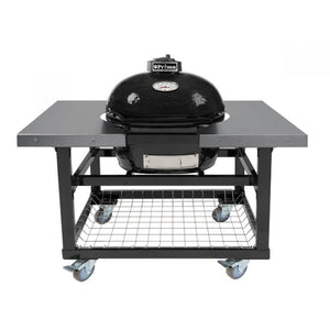Primo Metal Ceramic BBQ Cart with side shelve options