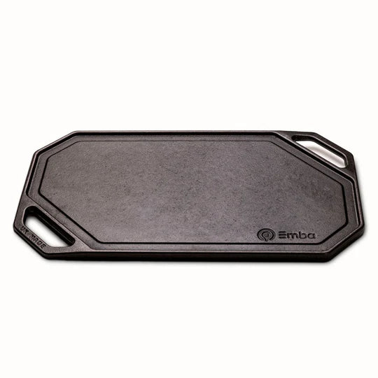 Emba Pre-Seasoned Reversible Cast Iron BBQ Griddle
